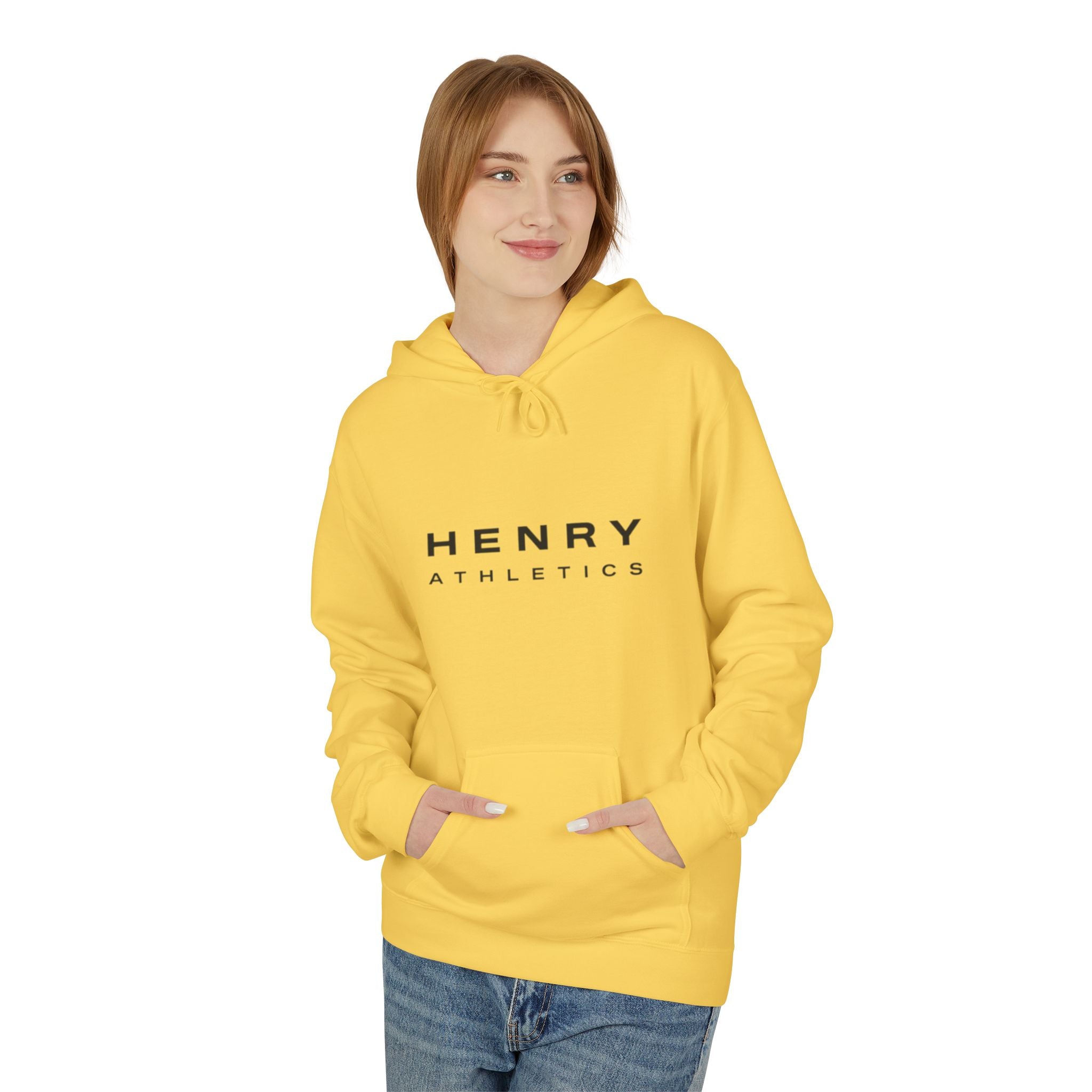 Henry Athletics Hoodie — Minimal Athletic Logo Pullover