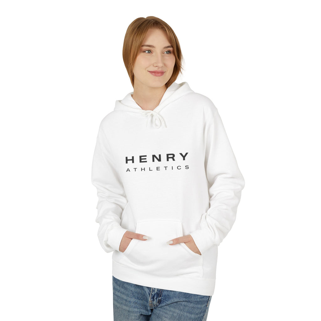 Henry Athletics Hoodie — Minimal Athletic Logo Pullover