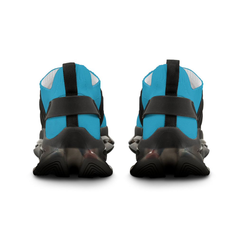 Turquoise Athletic Mesh Sneakers — Lightweight Men's Running Shoes