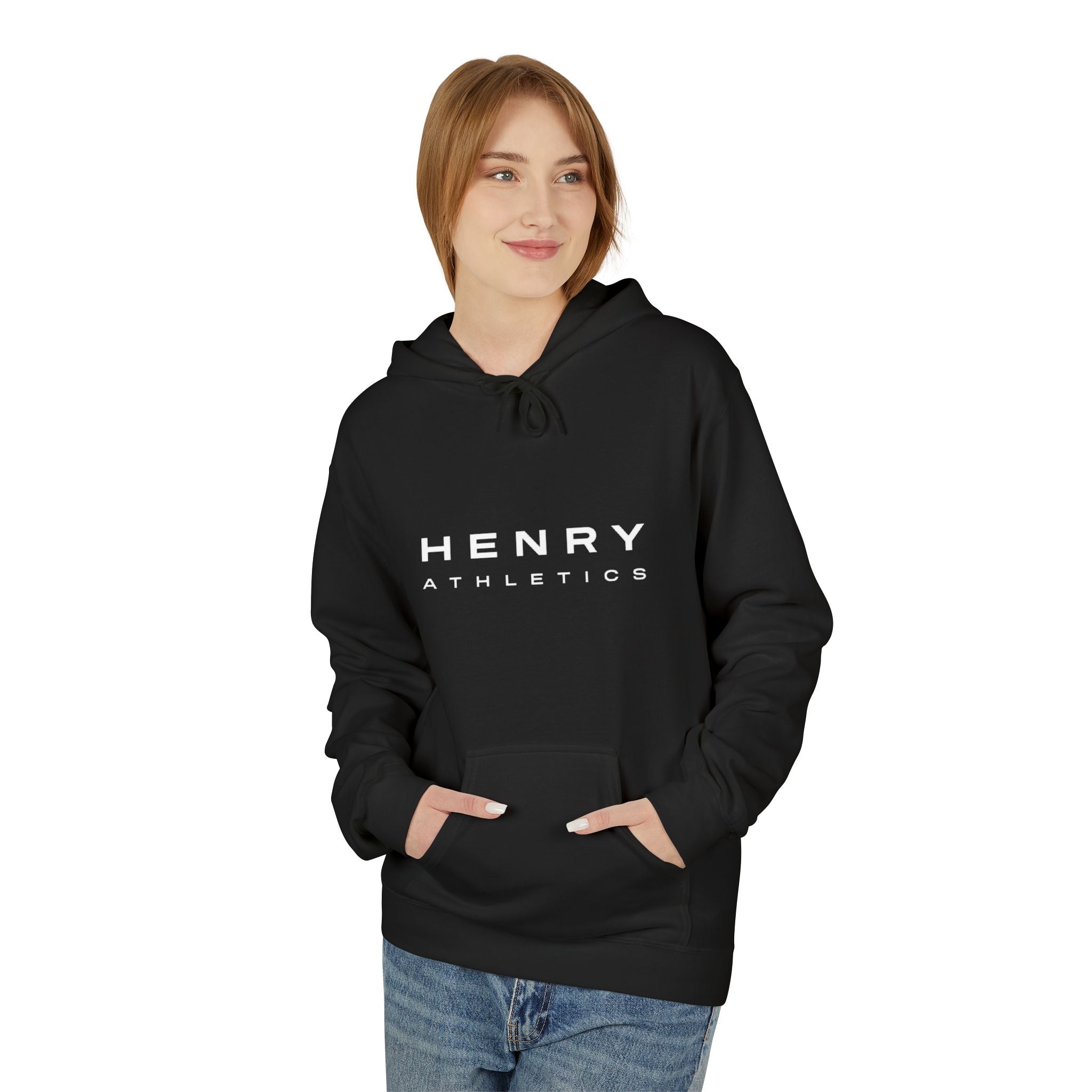 Henry Athletics Hoodie — Minimal Athletic Logo Pullover