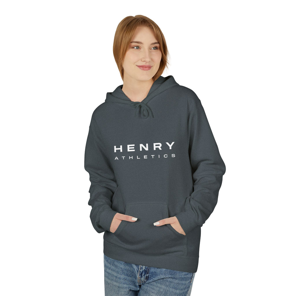 Henry Athletics Hoodie — Minimal Athletic Logo Pullover