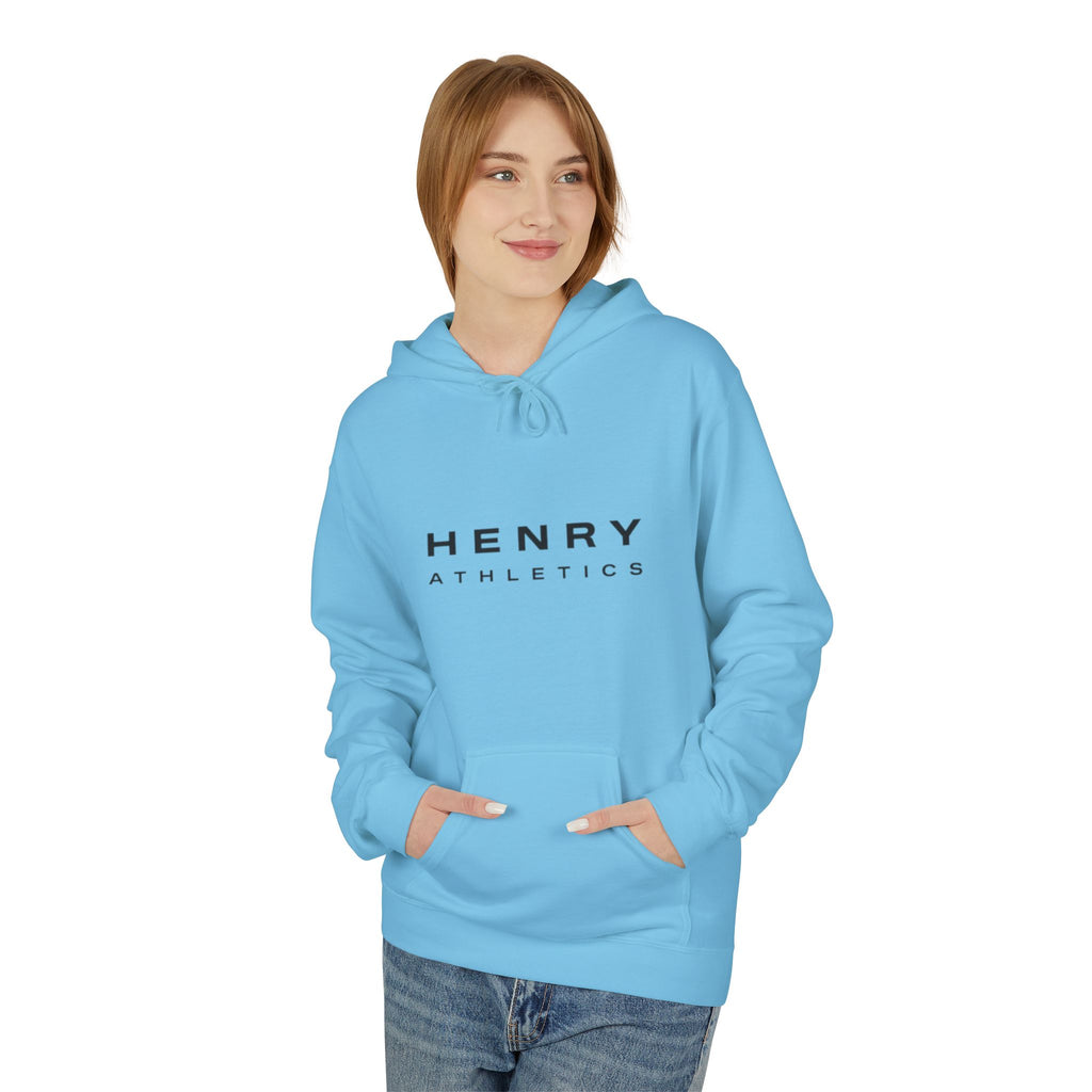 Henry Athletics Hoodie — Minimal Athletic Logo Pullover