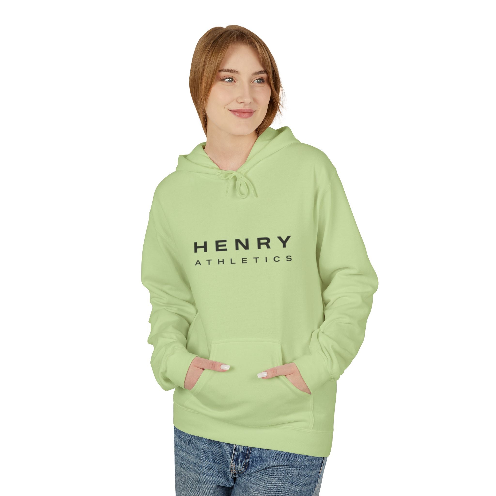Henry Athletics Hoodie — Minimal Athletic Logo Pullover