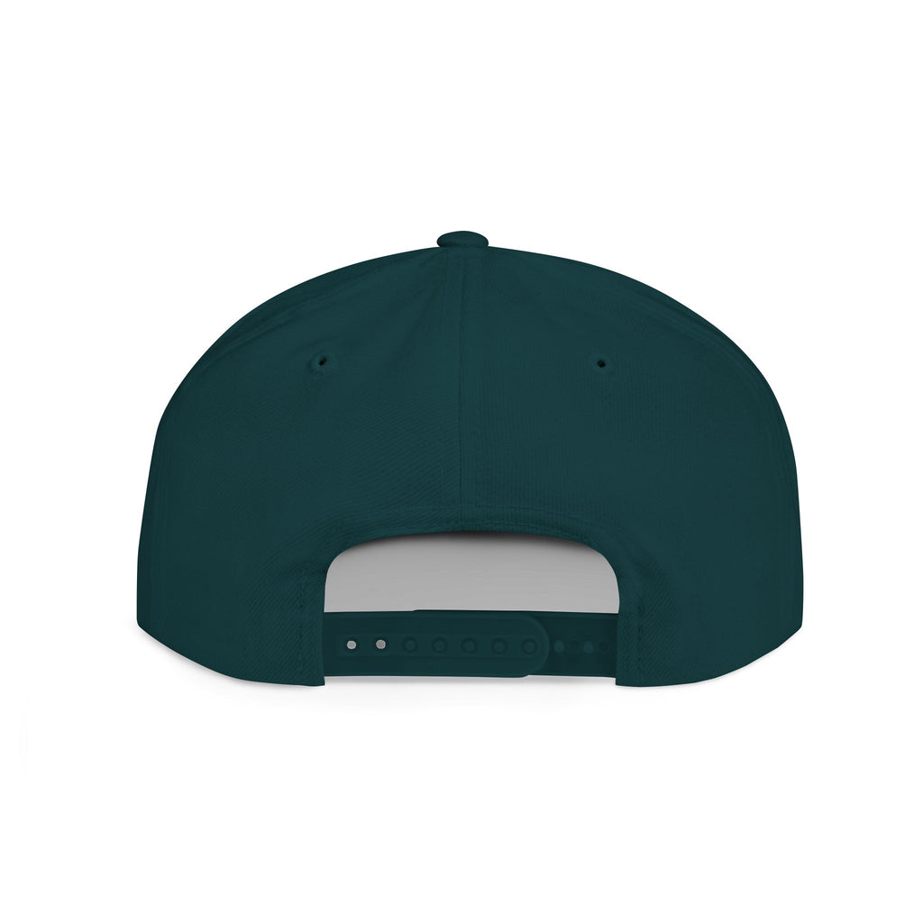 Flat Bill Snapback Hat – Henry Athletics Logo Cap