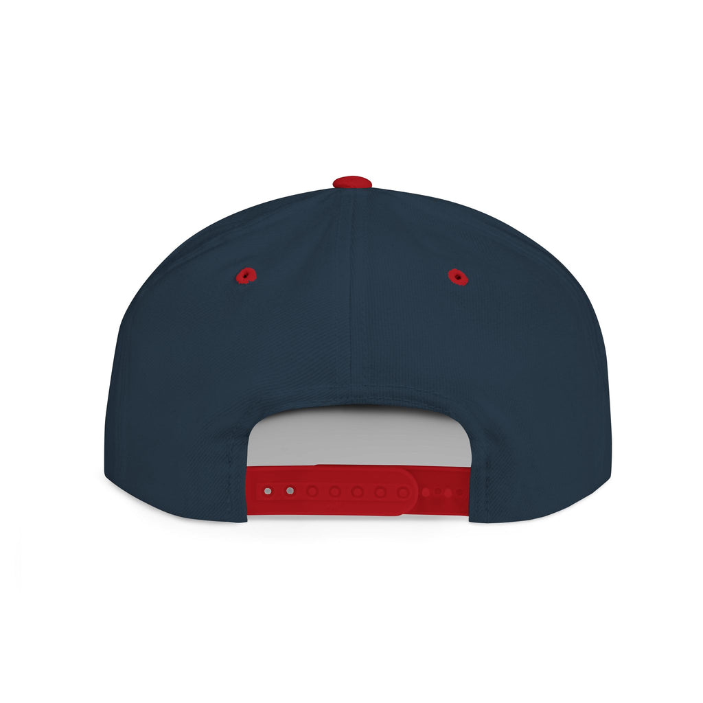 Flat Bill Snapback Hat – Henry Athletics Logo Cap