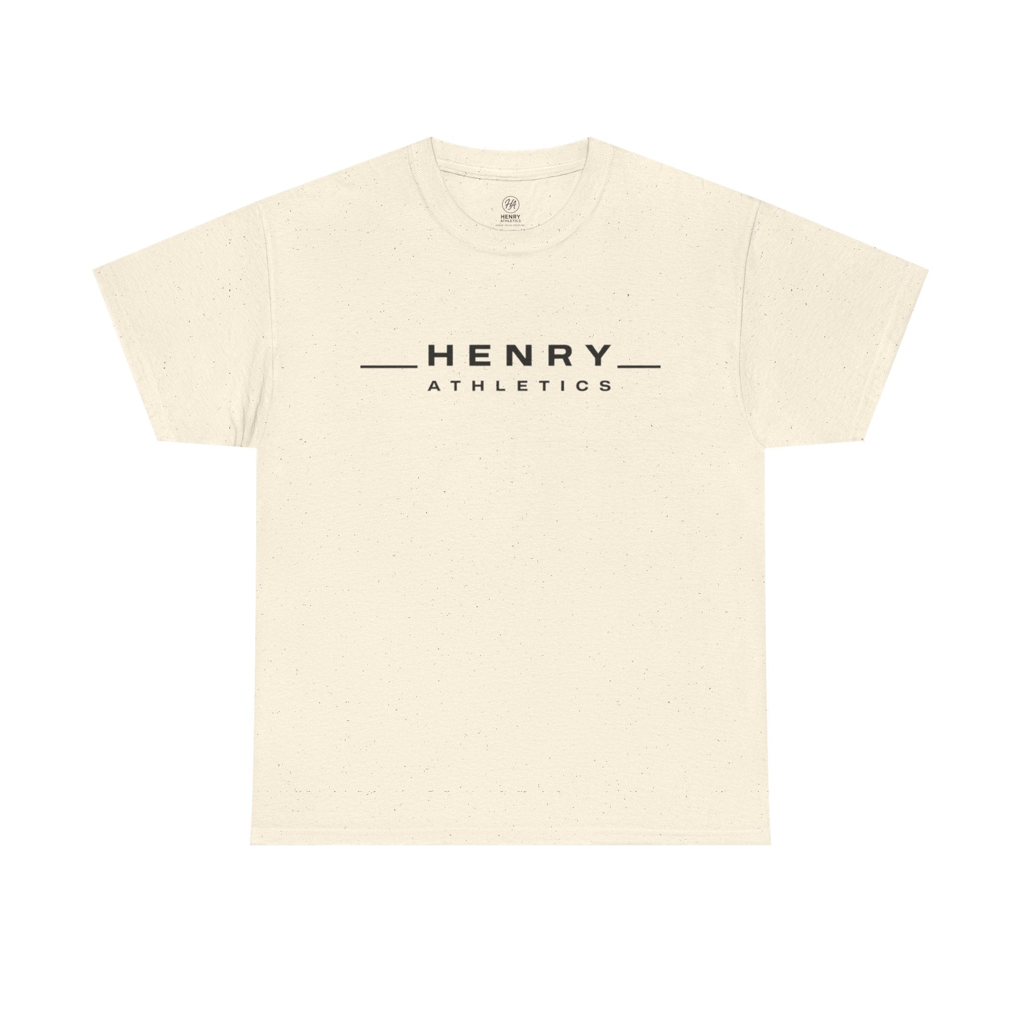 Henry Athletics T-Shirt — Minimal Logo Tee for Sports & Casual Wear